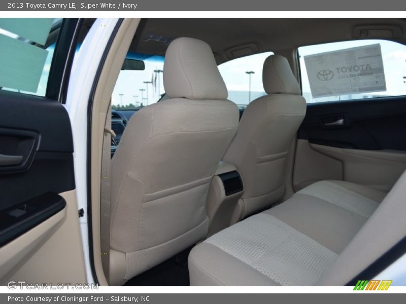 Super White / Ivory 2013 Toyota Camry LE
