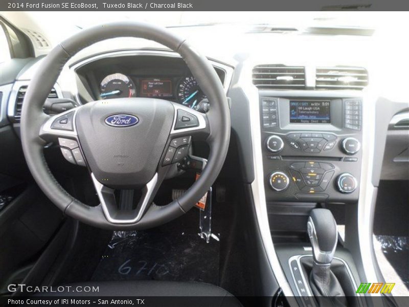 Tuxedo Black / Charcoal Black 2014 Ford Fusion SE EcoBoost