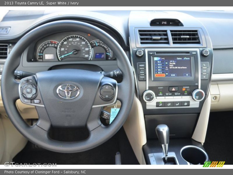 Super White / Ivory 2013 Toyota Camry LE