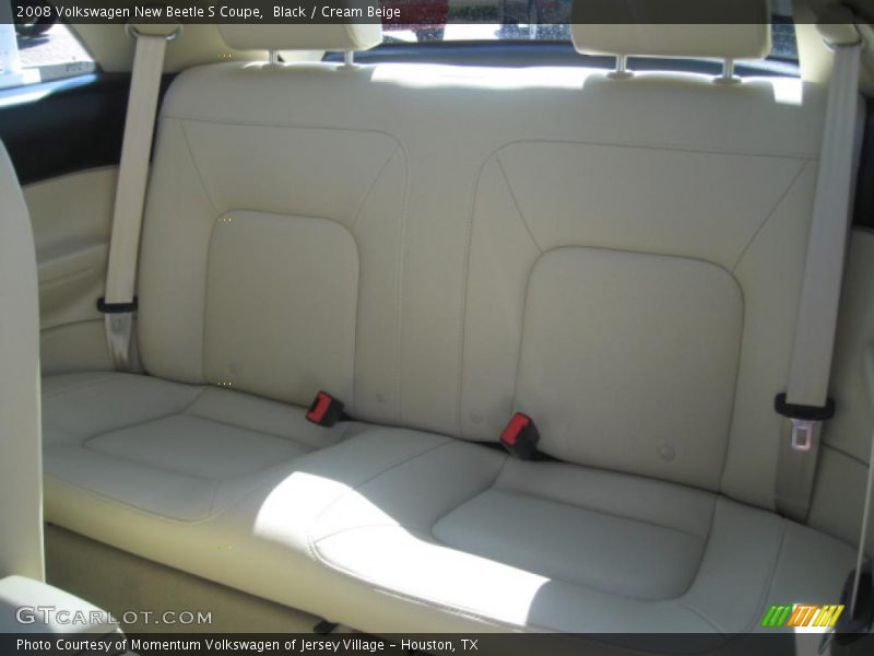 Black / Cream Beige 2008 Volkswagen New Beetle S Coupe