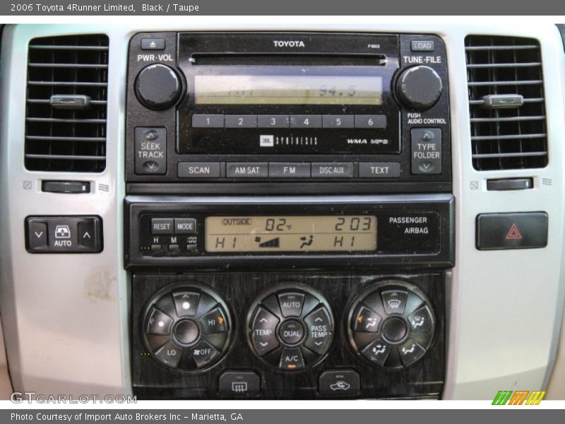 Black / Taupe 2006 Toyota 4Runner Limited