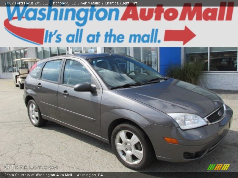 CD Silver Metallic / Charcoal/Light Flint 2007 Ford Focus ZX5 SES Hatchback