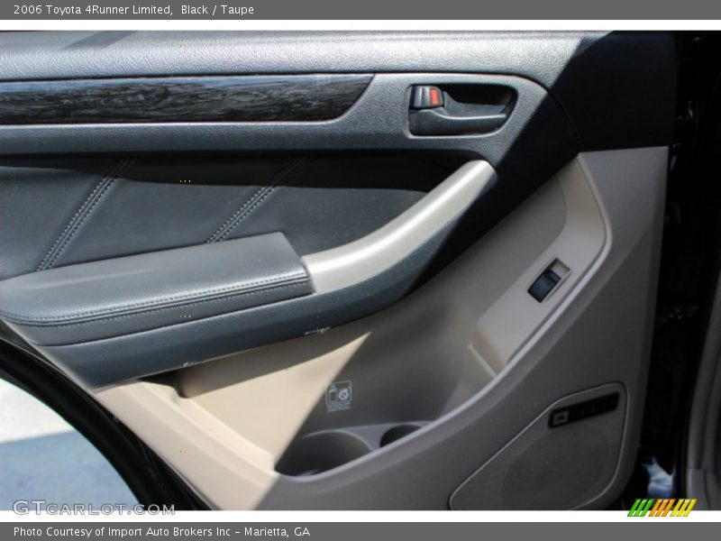 Black / Taupe 2006 Toyota 4Runner Limited