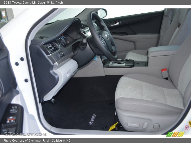 Super White / Ash 2013 Toyota Camry LE