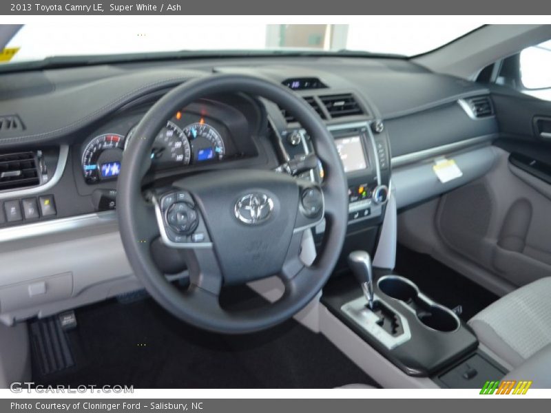 Super White / Ash 2013 Toyota Camry LE