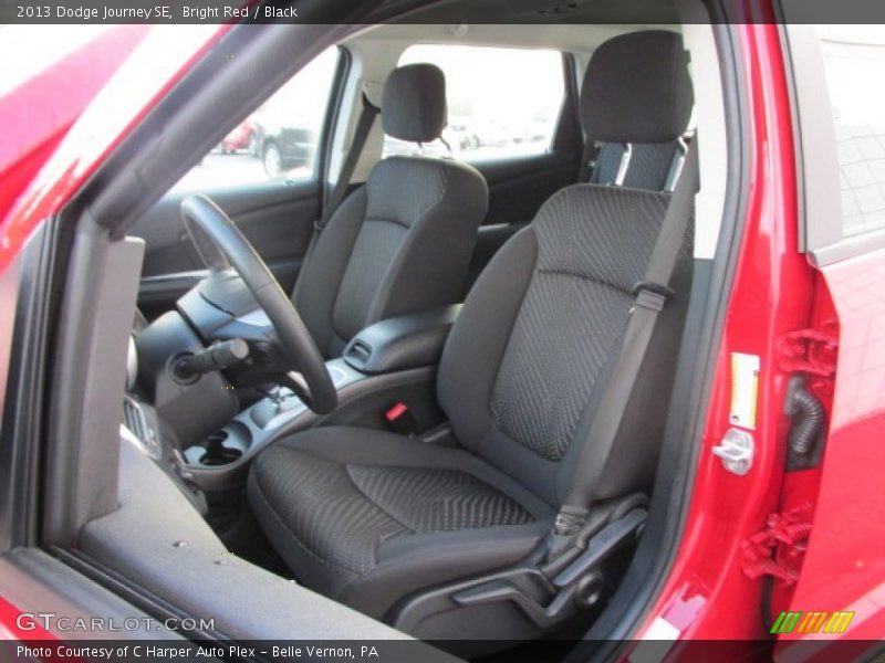 Bright Red / Black 2013 Dodge Journey SE