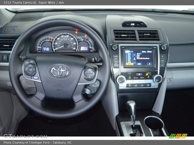 Super White / Ash 2013 Toyota Camry LE