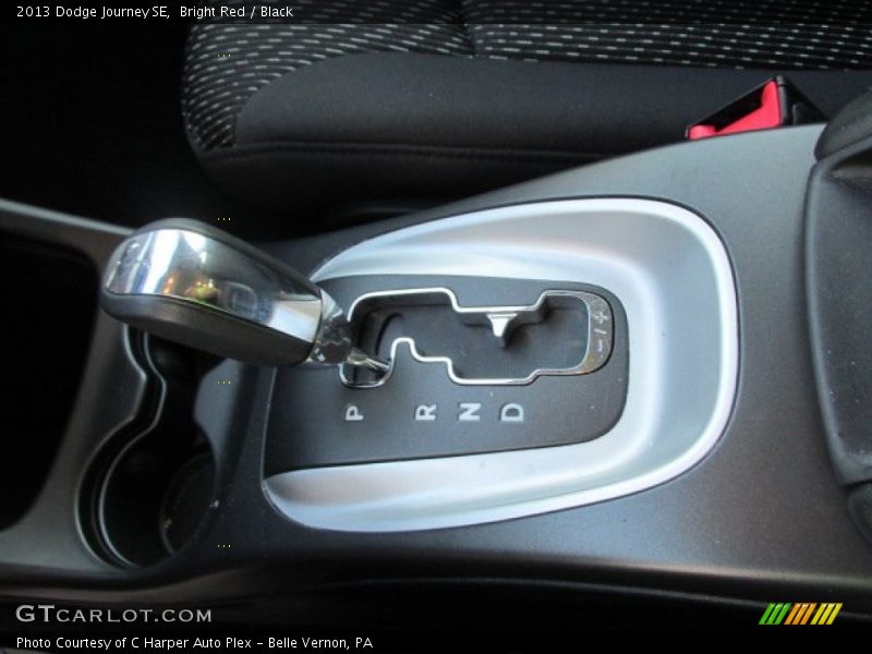 Bright Red / Black 2013 Dodge Journey SE