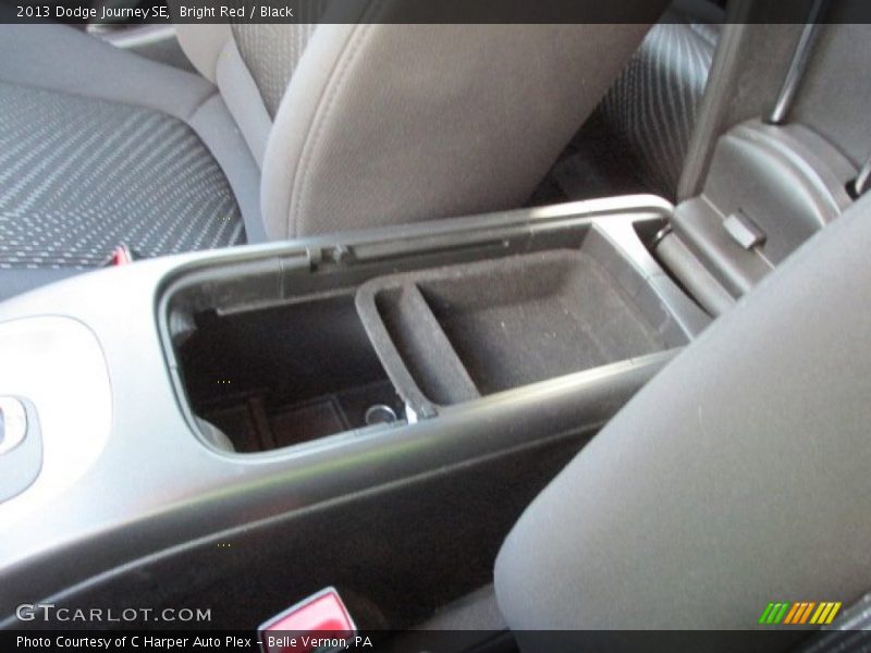 Bright Red / Black 2013 Dodge Journey SE