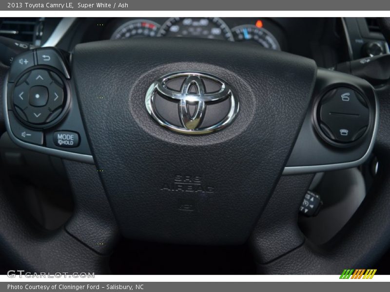 Super White / Ash 2013 Toyota Camry LE
