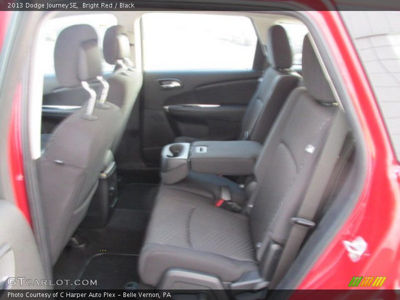 Bright Red / Black 2013 Dodge Journey SE