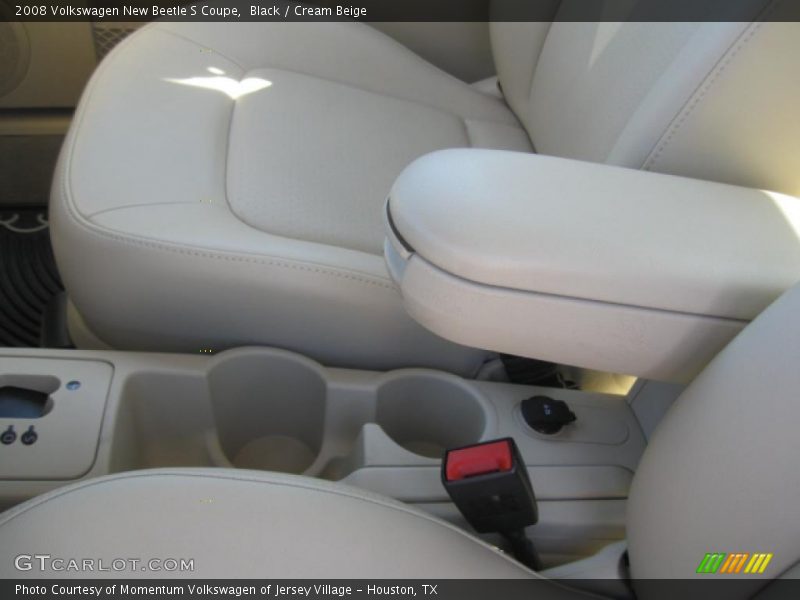 Black / Cream Beige 2008 Volkswagen New Beetle S Coupe
