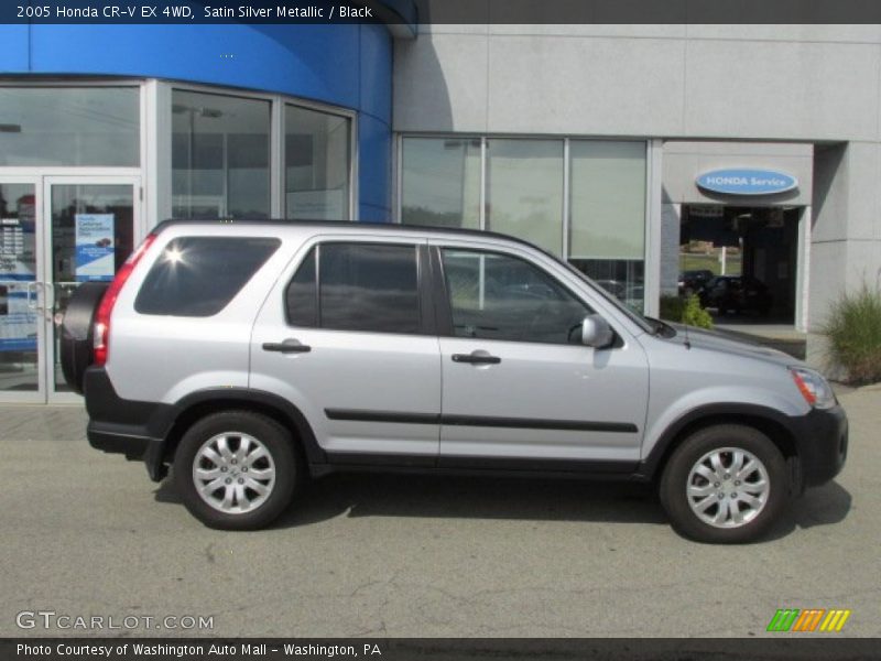 Satin Silver Metallic / Black 2005 Honda CR-V EX 4WD