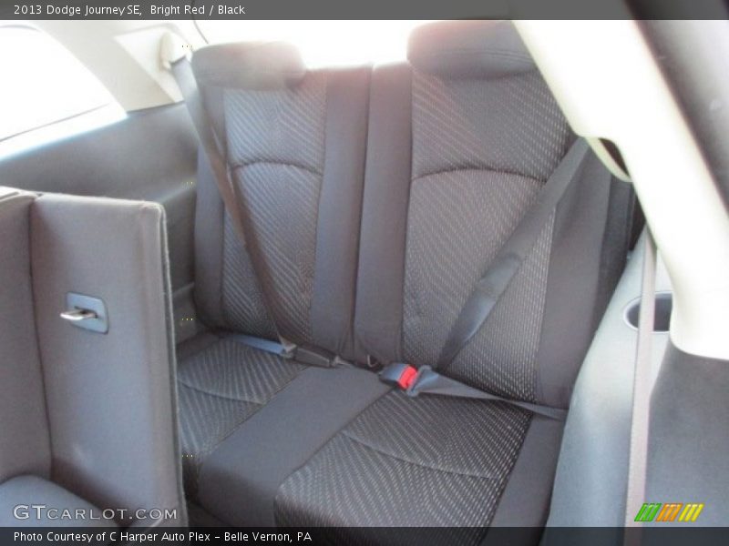 Bright Red / Black 2013 Dodge Journey SE