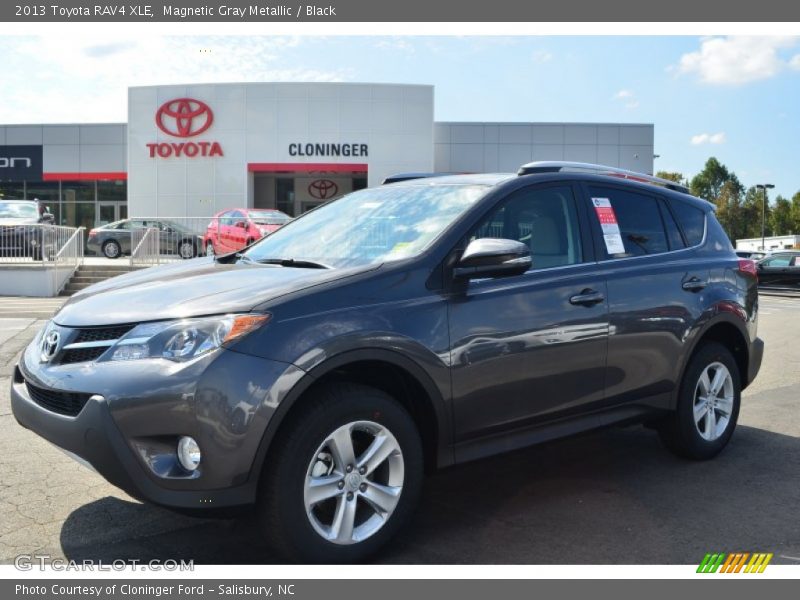 Magnetic Gray Metallic / Black 2013 Toyota RAV4 XLE