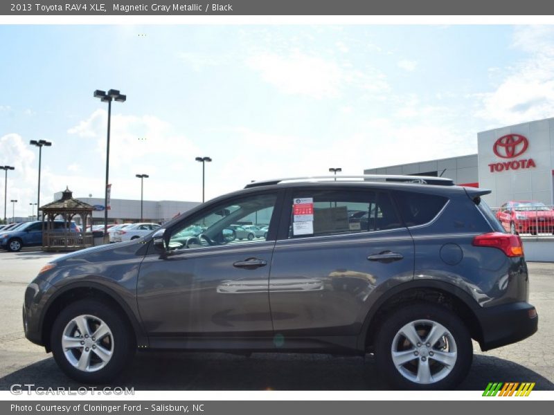 Magnetic Gray Metallic / Black 2013 Toyota RAV4 XLE