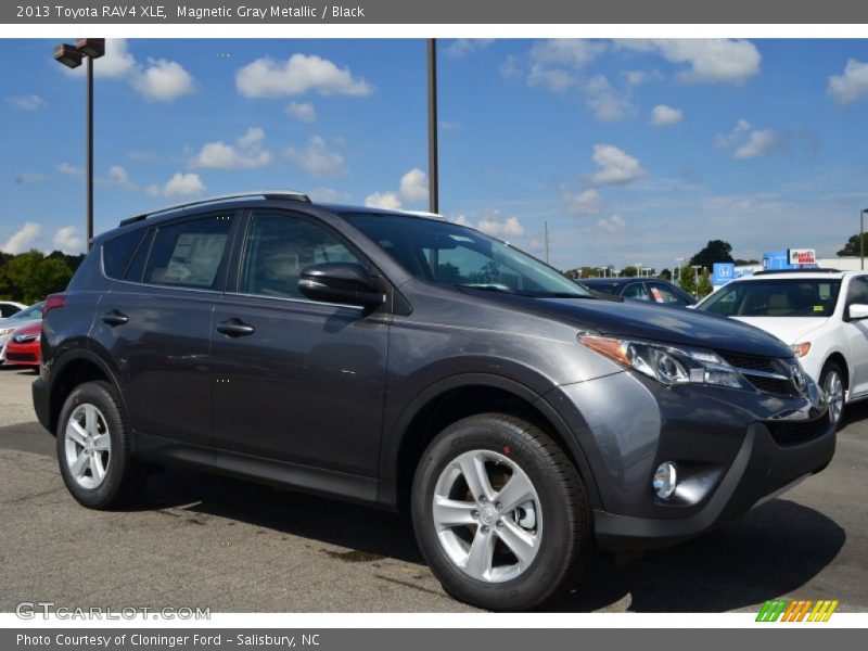 Magnetic Gray Metallic / Black 2013 Toyota RAV4 XLE