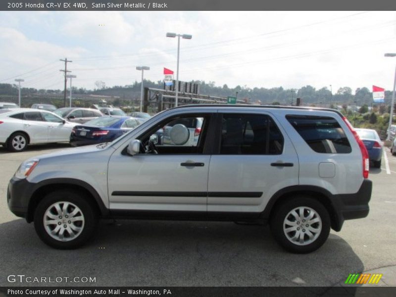 Satin Silver Metallic / Black 2005 Honda CR-V EX 4WD
