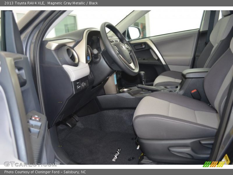 Magnetic Gray Metallic / Black 2013 Toyota RAV4 XLE