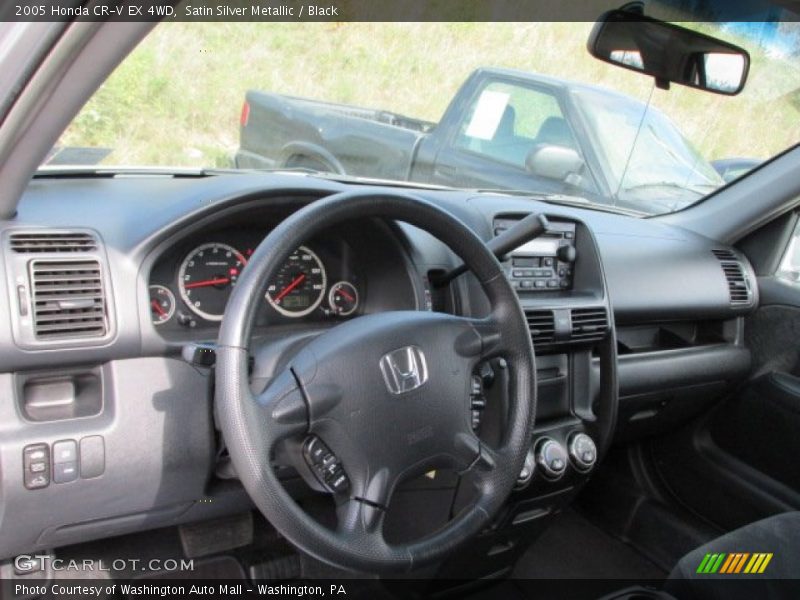 Satin Silver Metallic / Black 2005 Honda CR-V EX 4WD