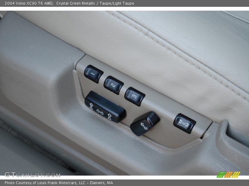 Crystal Green Metallic / Taupe/Light Taupe 2004 Volvo XC90 T6 AWD