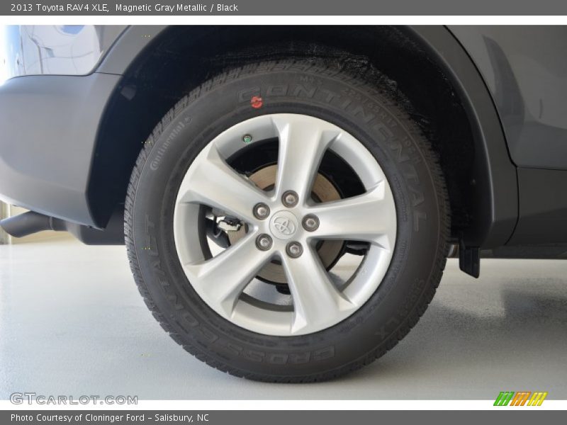 Magnetic Gray Metallic / Black 2013 Toyota RAV4 XLE
