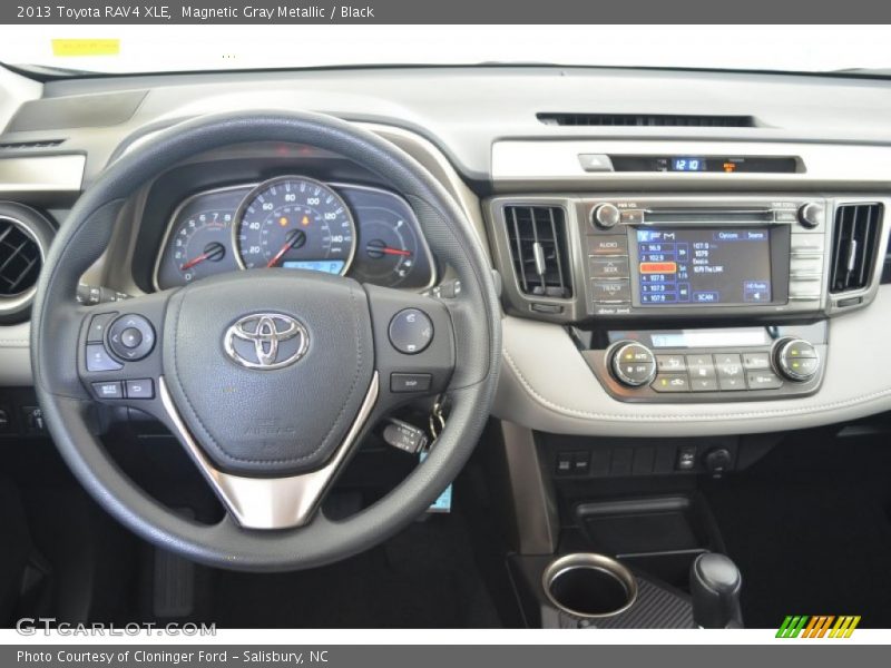 Magnetic Gray Metallic / Black 2013 Toyota RAV4 XLE