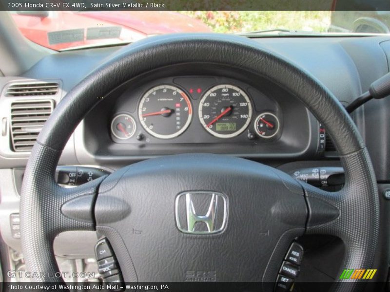 Satin Silver Metallic / Black 2005 Honda CR-V EX 4WD