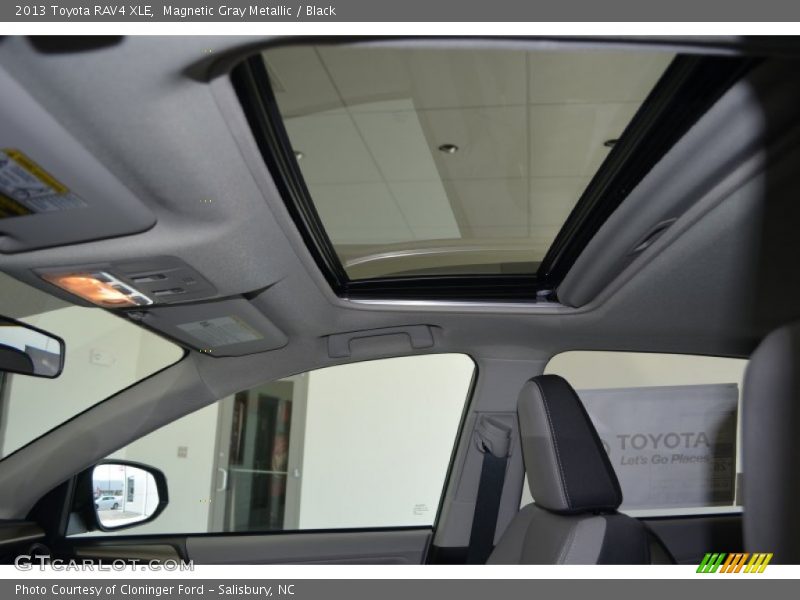 Magnetic Gray Metallic / Black 2013 Toyota RAV4 XLE