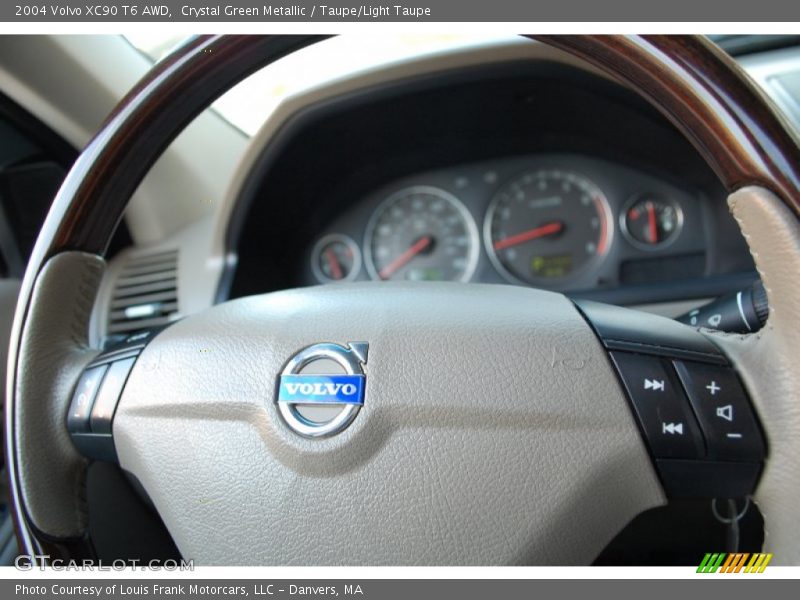 Crystal Green Metallic / Taupe/Light Taupe 2004 Volvo XC90 T6 AWD