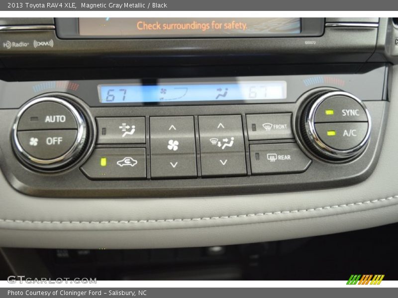 Magnetic Gray Metallic / Black 2013 Toyota RAV4 XLE