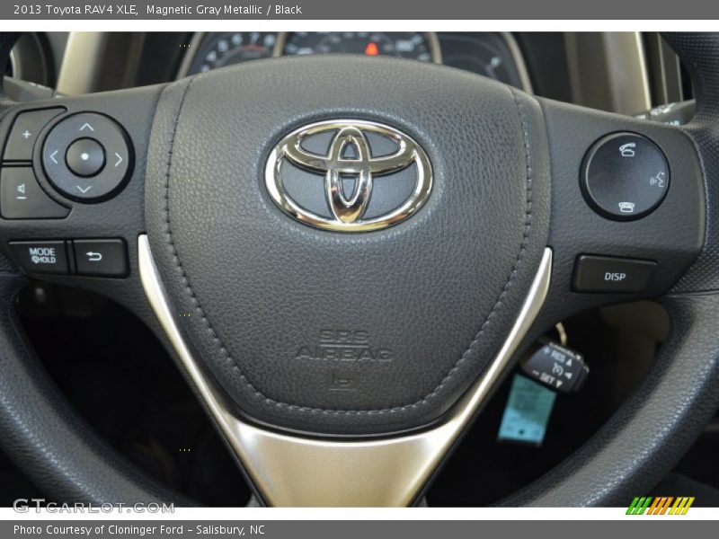Magnetic Gray Metallic / Black 2013 Toyota RAV4 XLE