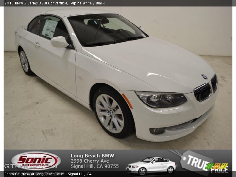 Alpine White / Black 2013 BMW 3 Series 328i Convertible