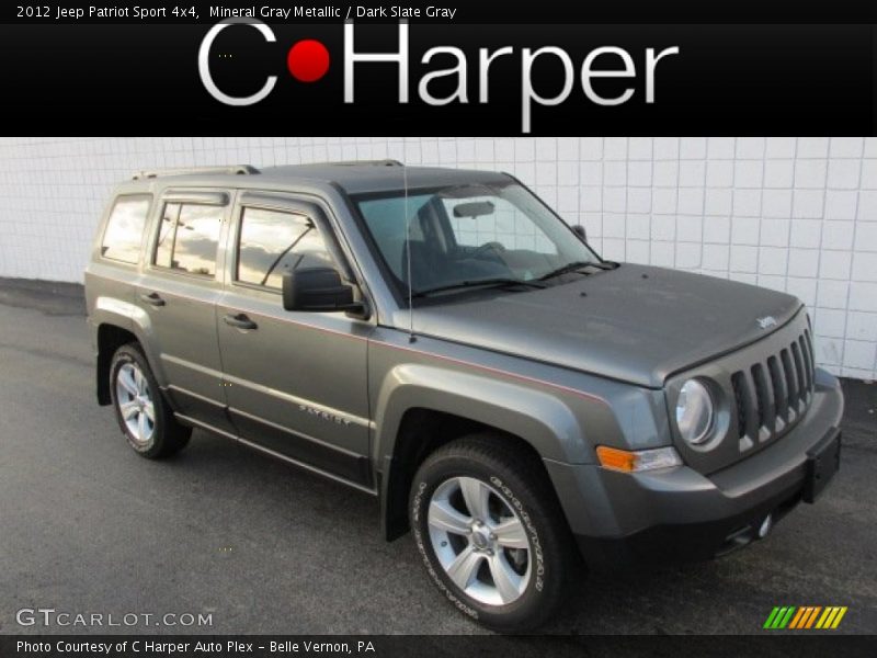 Mineral Gray Metallic / Dark Slate Gray 2012 Jeep Patriot Sport 4x4