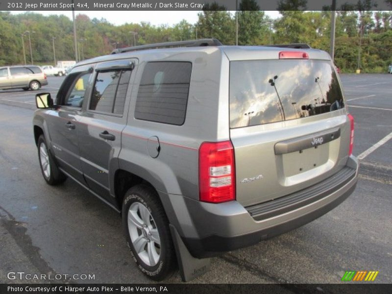 Mineral Gray Metallic / Dark Slate Gray 2012 Jeep Patriot Sport 4x4