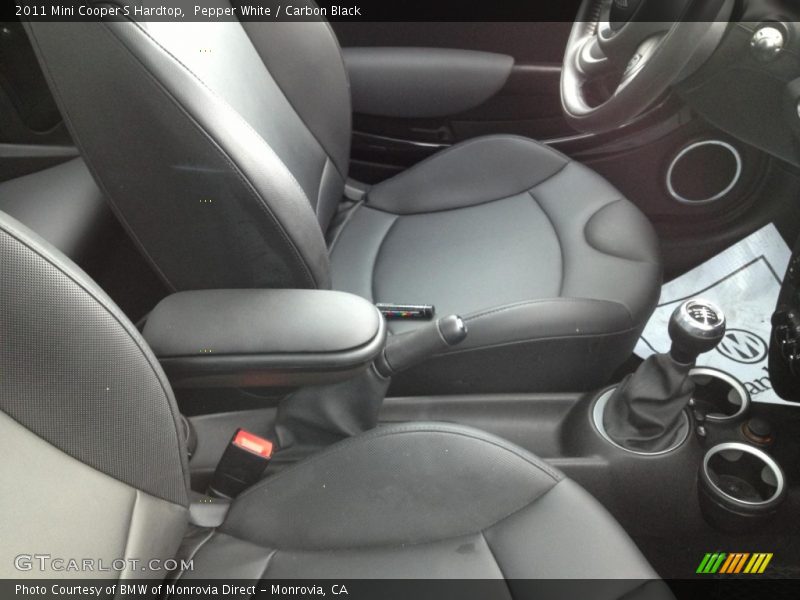 Pepper White / Carbon Black 2011 Mini Cooper S Hardtop