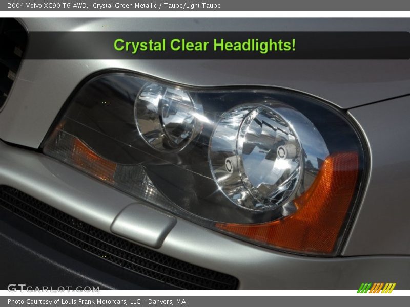 Crystal Green Metallic / Taupe/Light Taupe 2004 Volvo XC90 T6 AWD