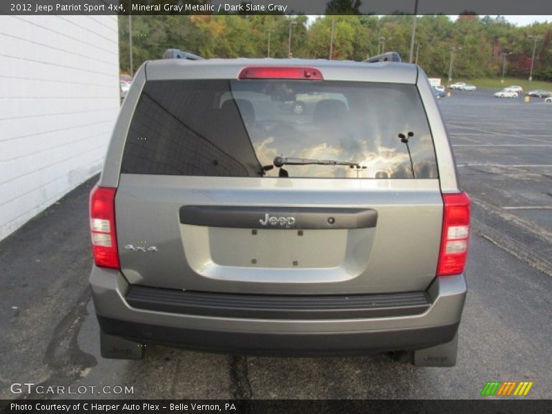 Mineral Gray Metallic / Dark Slate Gray 2012 Jeep Patriot Sport 4x4