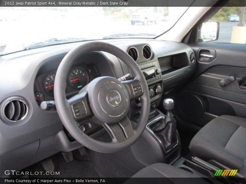 Mineral Gray Metallic / Dark Slate Gray 2012 Jeep Patriot Sport 4x4