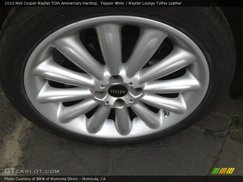 Pepper White / Mayfair Lounge Toffee Leather 2010 Mini Cooper Mayfair 50th Anniversary Hardtop