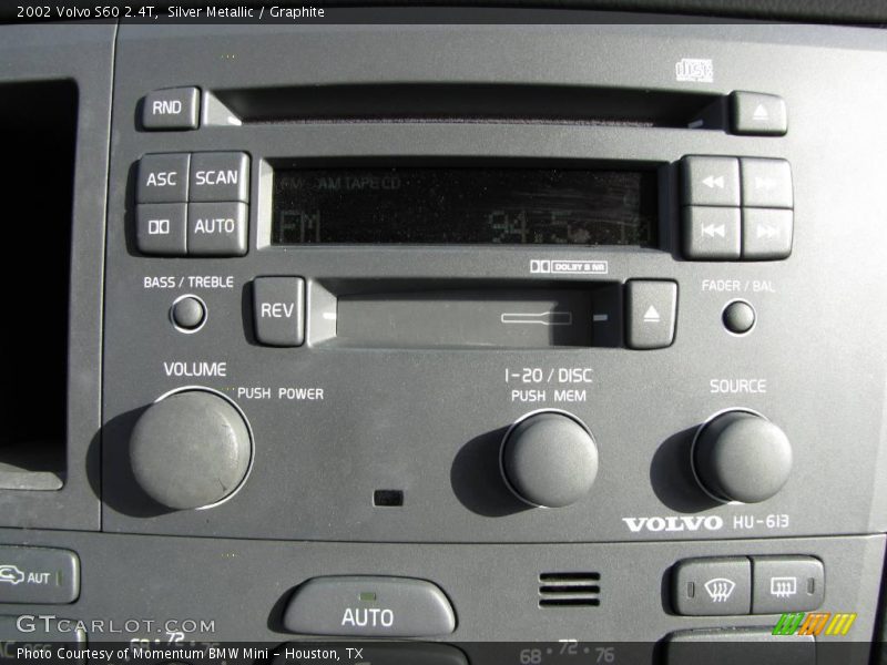 Silver Metallic / Graphite 2002 Volvo S60 2.4T