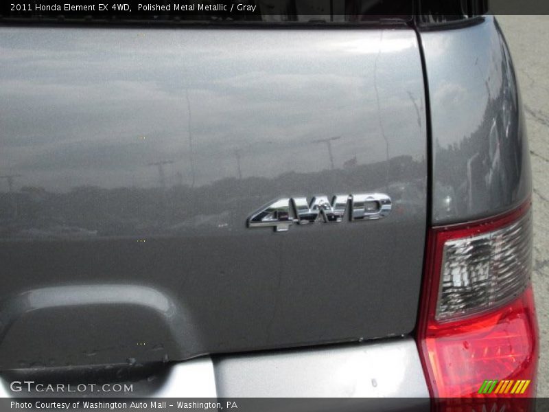 Polished Metal Metallic / Gray 2011 Honda Element EX 4WD