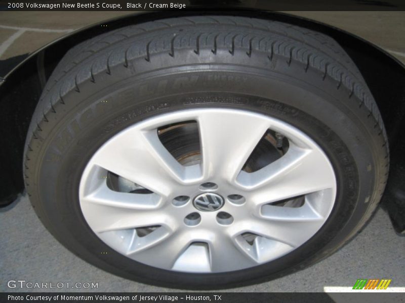 Black / Cream Beige 2008 Volkswagen New Beetle S Coupe