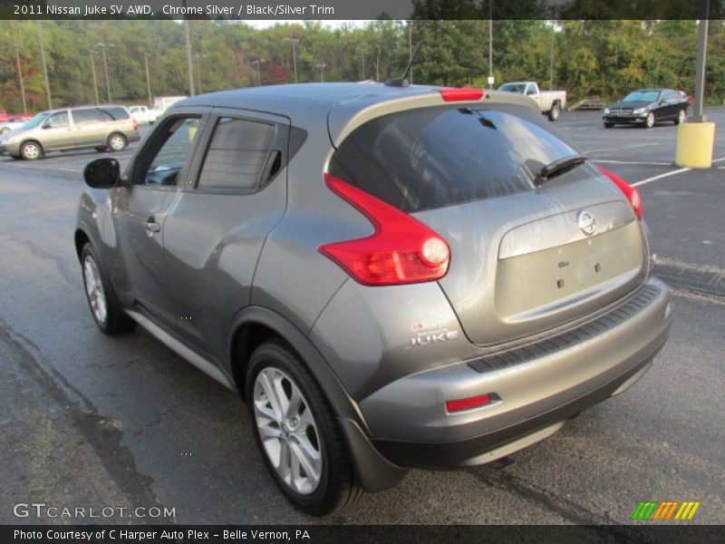 Chrome Silver / Black/Silver Trim 2011 Nissan Juke SV AWD