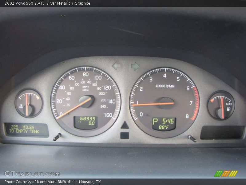 Silver Metallic / Graphite 2002 Volvo S60 2.4T