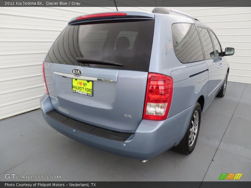Glacier Blue / Gray 2012 Kia Sedona EX
