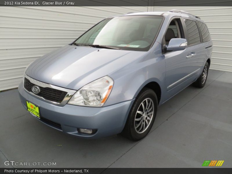 Glacier Blue / Gray 2012 Kia Sedona EX