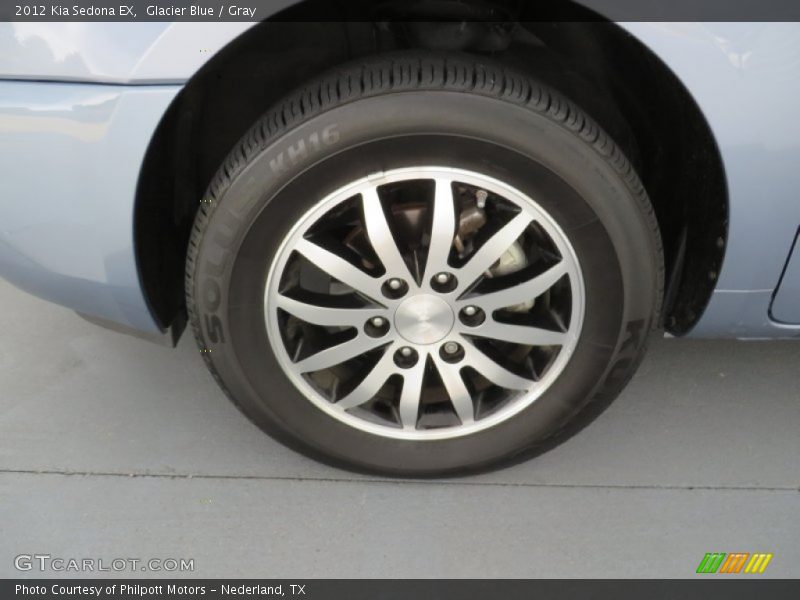 Glacier Blue / Gray 2012 Kia Sedona EX