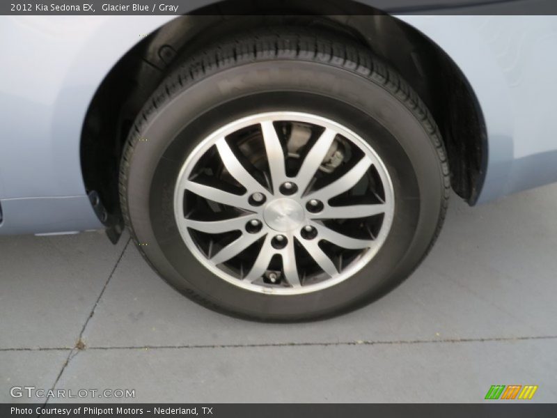 Glacier Blue / Gray 2012 Kia Sedona EX