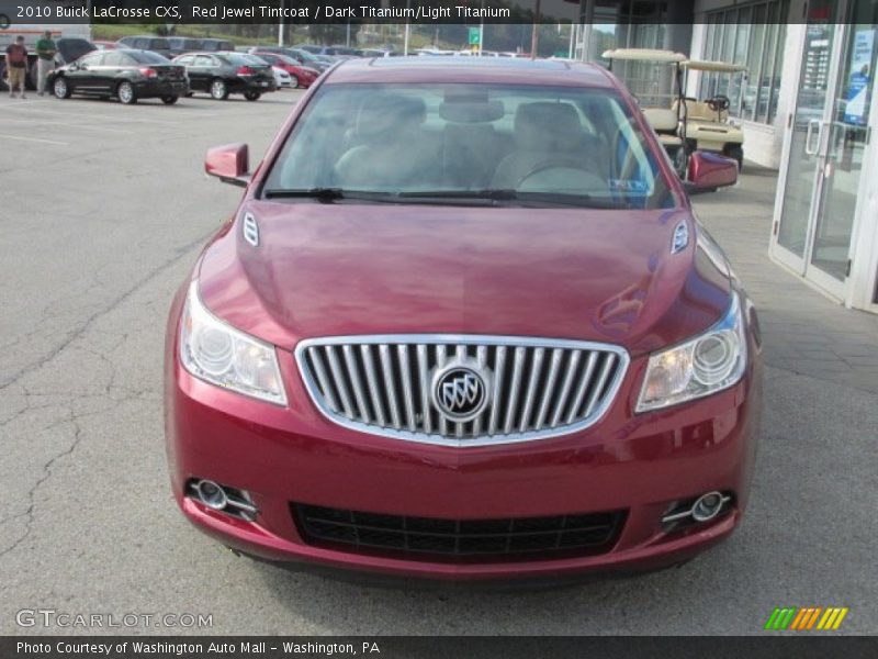 Red Jewel Tintcoat / Dark Titanium/Light Titanium 2010 Buick LaCrosse CXS